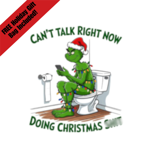 Funny Grinch-Inspired Holiday Magnet – Hilarious Christmas Fridge Decor