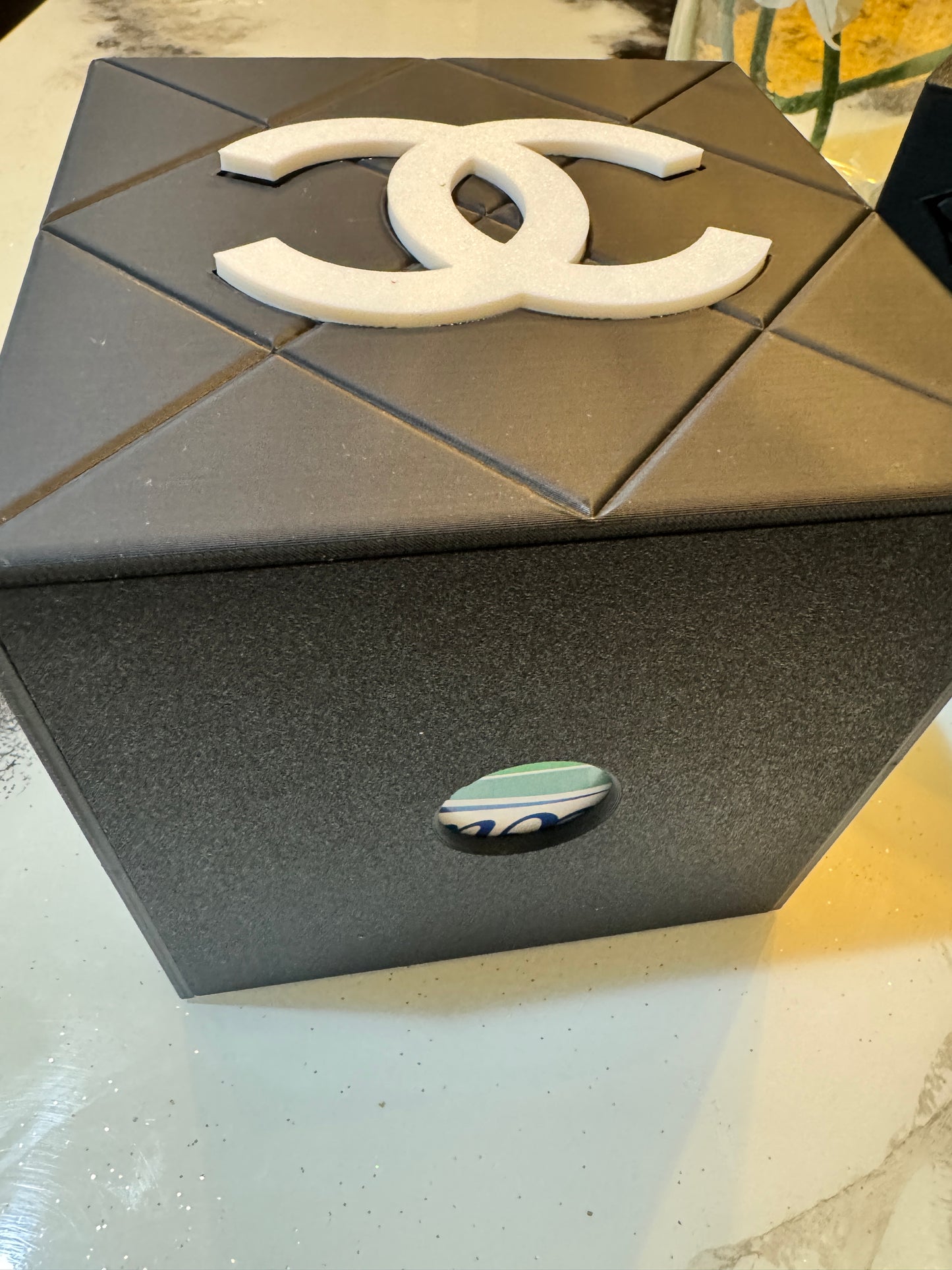 Luxury Inspired Embossed Tissue Box Cover