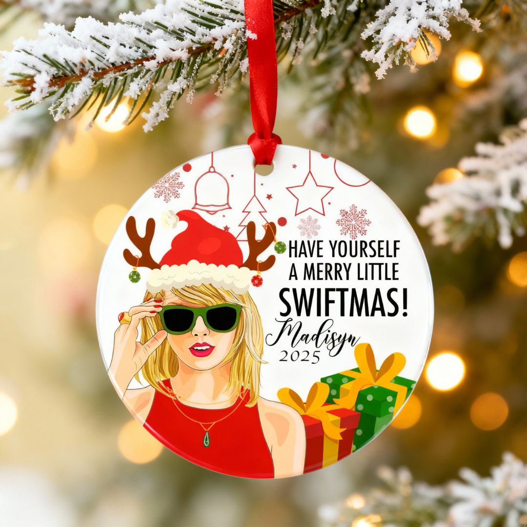 Swiftmas Ornament 2025 – Personalized Holiday Gift