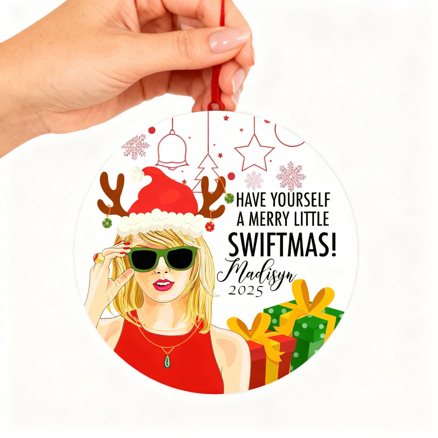 Swiftmas Ornament 2025 – Personalized Holiday Gift