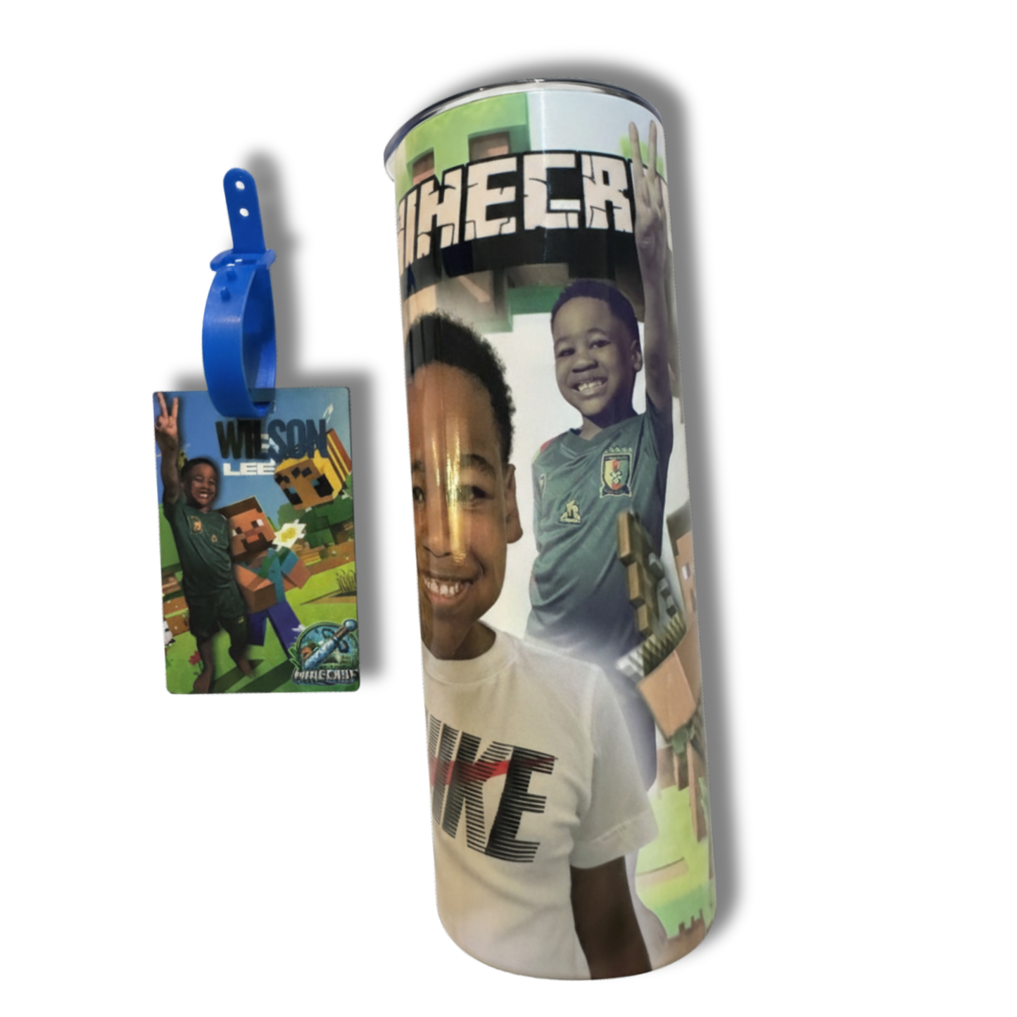 Personalized Photo Tumbler – Custom Image & Name Gift