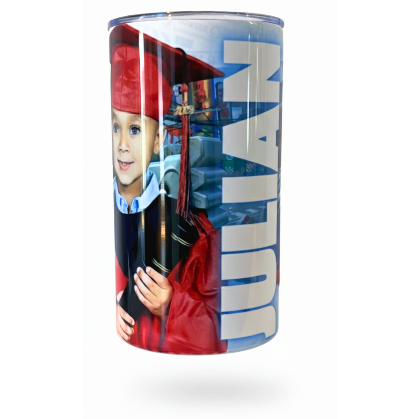 Personalized Photo Tumbler – Custom Image & Name Gift